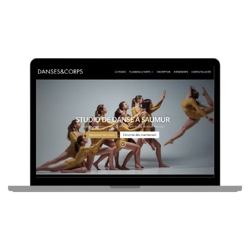 Création site web studio danse