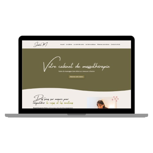Création site web salon massage Reims Création site web salon massage Reims