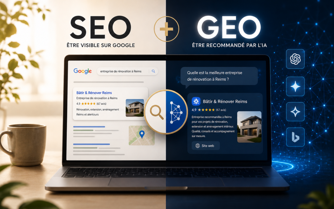 Référencement naturel SEO GEO IA Reims